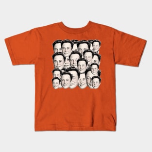 Elon Musk Collage ∆†∆†∆ 90s Style Aesthetic Design Kids T-Shirt